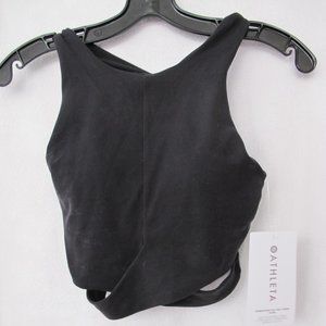 NWT Athleta Conscious Cut Out Crop Sports Bra